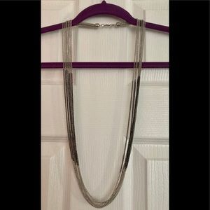 3 for $12 - Premier Designs Black & Silver Chain Necklace